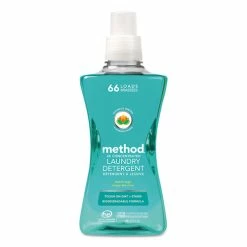 Method® 4X Concentrated Laundry Detergent, Beach Sage, 53.5 Oz Bottle, 4/Carton