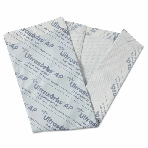Medline Ultrasorbs AP Underpads, 31" X 36", White, 10/Pack