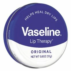 Vaseline® Lip Therapy, Original, 0.6 Oz, Mini Tin, 12/Carton
