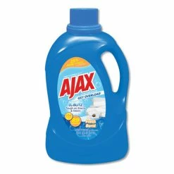 Ajax® Laundry Detergent Liquid, Oxy Overload, Fresh Burst Scent, 89 Loads, 134 Oz Bottle, 4/Carton