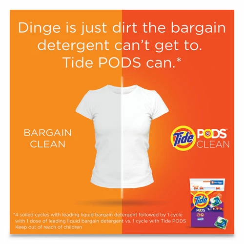 Tide® Pods, Laundry Detergent, Spring Meadow, 35/Pack, 4 Packs/Carton - Image 6