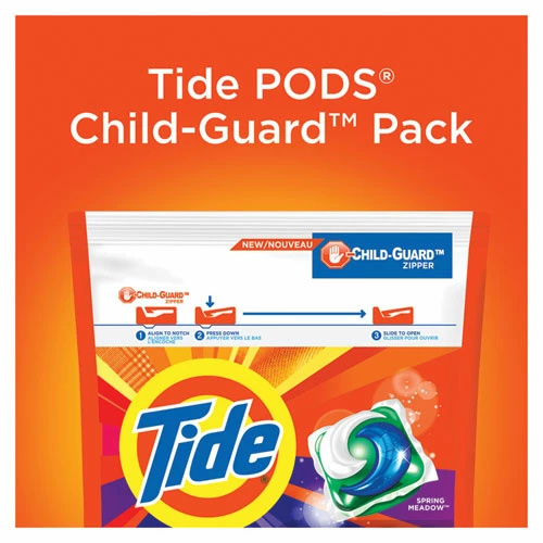 Tide® Pods, Laundry Detergent, Spring Meadow, 35/Pack, 4 Packs/Carton - Image 5