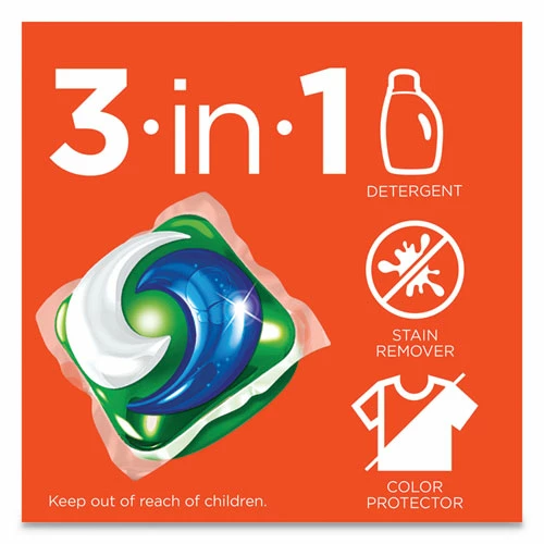 Tide® Pods, Laundry Detergent, Clean Breeze, 35/Pack, 4 Pack/Carton - Image 4