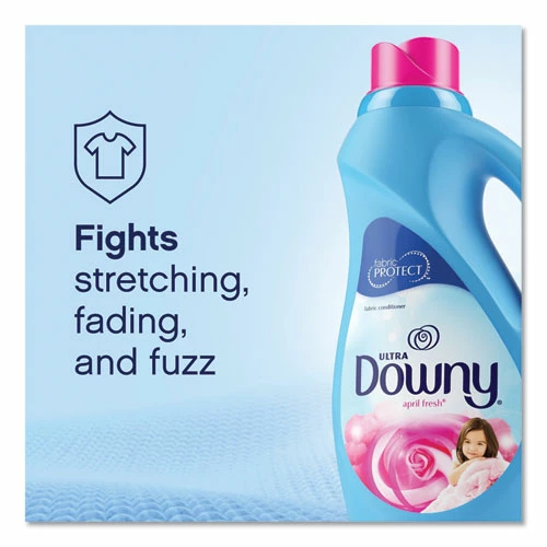 Downy® Liquid Fabric Softener, Concentrated, April Fresh, 51 Oz Bottle, 8/Carton - Image 2