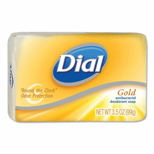 Dial® Antibacterial Deodorant Bar Soap, Pleasant Scent, 4 Oz, 72/Carton