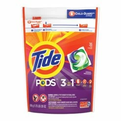Tide® Pods, Laundry Detergent, Spring Meadow, 35/Pack, 4 Packs/Carton
