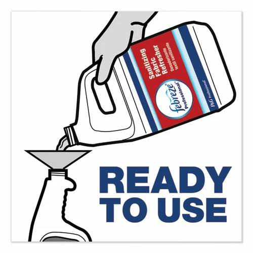 Febreze® Professional Sanitizing Fabric Refresher, Light Scent, 1 Gal Bottle, Ready To Use, 3/Carton - Image 3