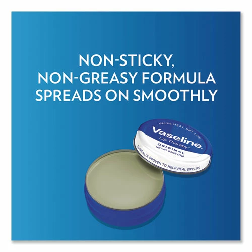Vaseline® Lip Therapy, Original, 0.6 Oz, Mini Tin, 12/Carton - Image 8