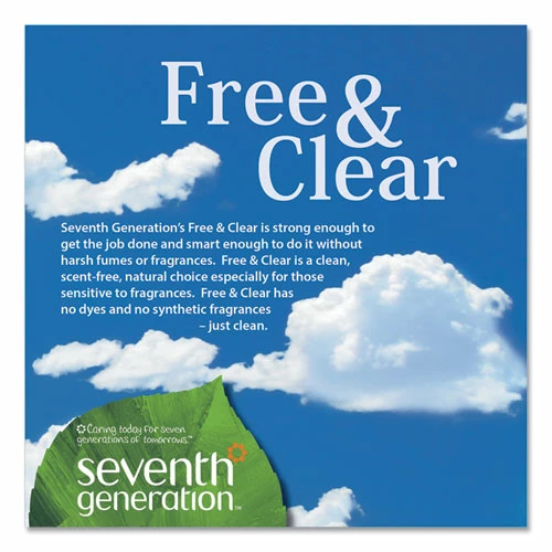 Seventh Generation® Natural Liquid Fabric Softener, Free And Clear/Unscented 32 Oz Bottle - Image 6