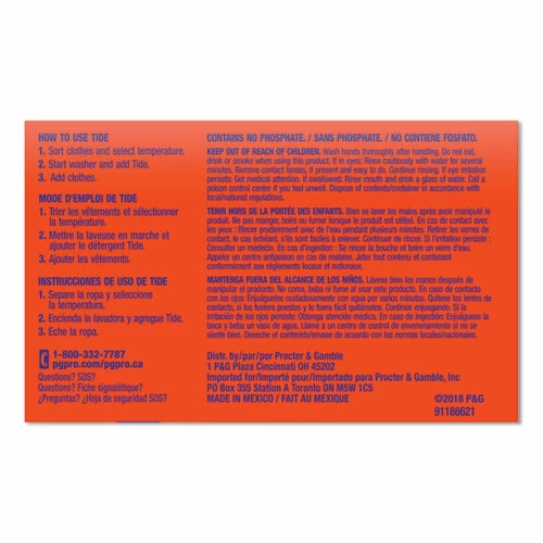 Tide® Vending-Design Powder Laundry Detergent, 1.5 Oz, 156/Carton - Image 3