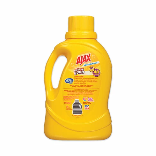 Ajax® Laundry Detergent Liquid, Stain Be Gone, Linen And Limon Scent, 40 Loads, 60 Oz Bottle - Image 2
