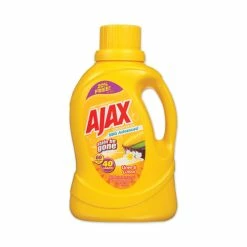 Ajax® Laundry Detergent Liquid, Stain Be Gone, Linen And Limon Scent, 40 Loads, 60 Oz Bottle, 6/Carton