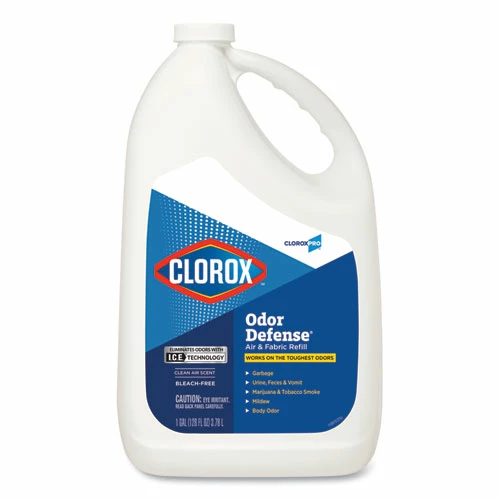 Clorox® Commercial Solutions Odor Defense Air/Fabric Spray, Clean Air Scent, 1 Gal Bottle