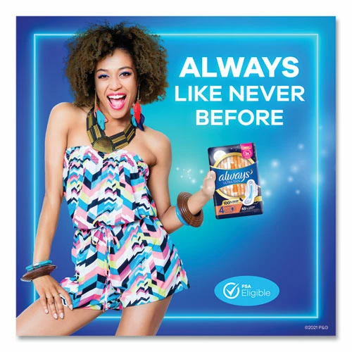 Always® Ultra Thin Overnight Pads With Wings, 36/Pack, 6 Packs/Carton - Image 11