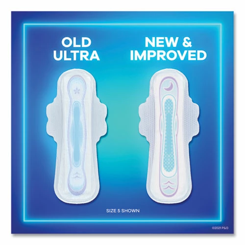 Always® Ultra Thin Overnight Pads With Wings, 36/Pack, 6 Packs/Carton - Image 4