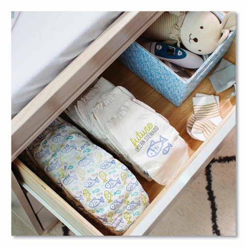 Seventh Generation® Free And Clear Baby Diapers, Size 4, 20 Lbs To 32 Lbs, 25/Pack, 4 Packs/Carton - Image 3