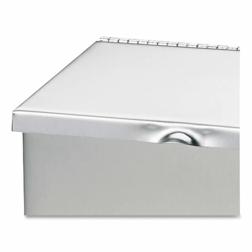 HOSPECO® Wall Mount Sanitary Napkin Receptacle, Stainless Steel - Image 4