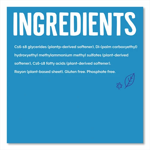 Seventh Generation® Natural Fabric Softener Sheets, Unscented, 80 Sheets/Box - Image 6