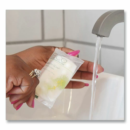 Eco By Green Culture Bath Massage Bar, Clean Scent, 1.06 Oz, 300/Carton - Image 2