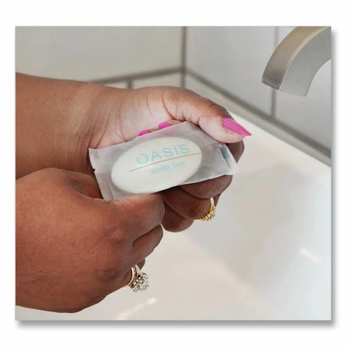 Oasis Soap Bar, Clean Scent, 0.46 Oz, 1,000/Carton - Image 4