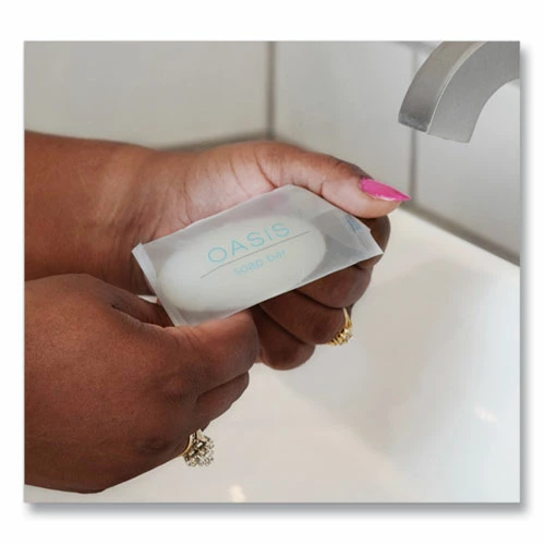 Oasis Soap Bar, Clean Scent, 0.6 Oz, 500/Carton - Image 4