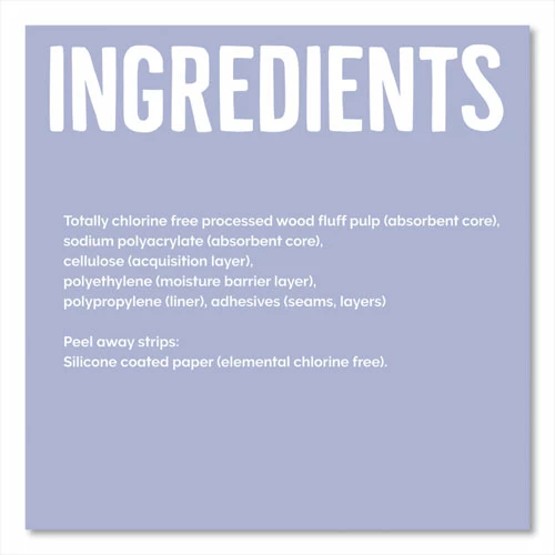 Seventh Generation® Chlorine-Free Ultra Thin Pads With Wings, Overnight, 14/Pack, 6 Packs/Carton - Image 5