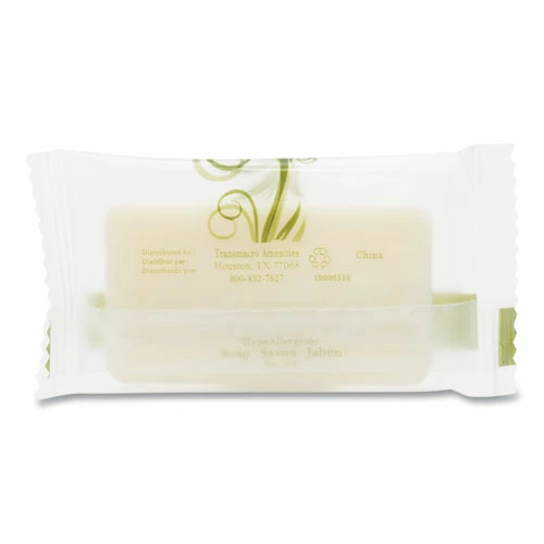 Pure & Natural™ Body And Facial Soap, Fresh Scent, # 3/4 Flow Wrap Bar, 1,000/Carton - Image 3