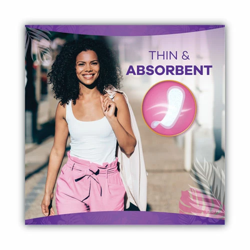 Always® Thin Daily Panty Liners, Regular, 20/Pack, 24 Packs/Carton - Image 4