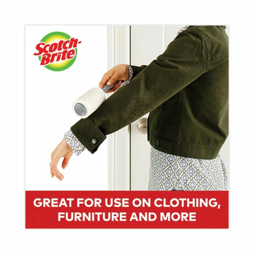 Scotch-Brite™ Lint Roller, Heavy-Duty Handle, 30 Sheets/Roller - Image 3