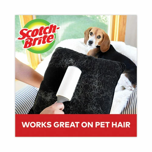 Scotch-Brite™ Lint Roller, Heavy-Duty Handle, 30 Sheets/Roller - Image 5