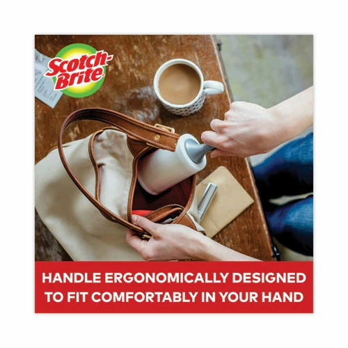 Scotch-Brite™ Lint Roller, Heavy-Duty Handle, 30 Sheets/Roller - Image 7