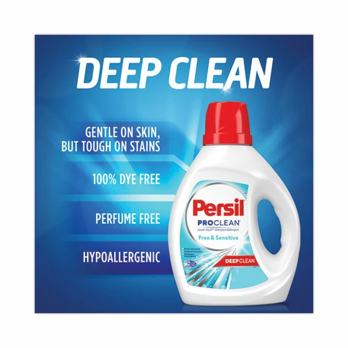 Persil® ProClean Power-Liquid Sensitive Skin Laundry Detergent, 100 Oz Bottle, 4/Carton - Image 3
