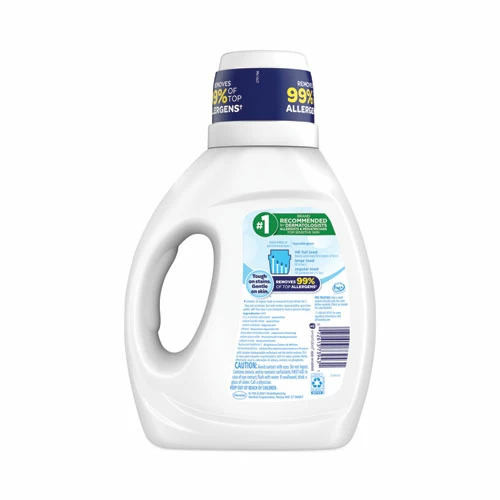 All® Ultra Free Clear Liquid Detergent, Unscented, 36 Oz Bottle, 6/Carton - Image 2