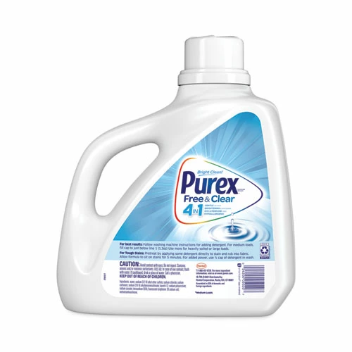 Purex® Free And Clear Liquid Laundry Detergent, Unscented, 150 Oz Bottle - Image 2