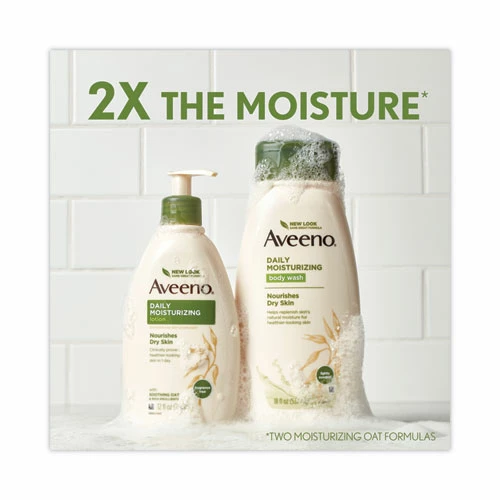Aveeno® Active Naturals® Daily Moisturizing Lotion, 12 Oz Pump Bottle - Image 2