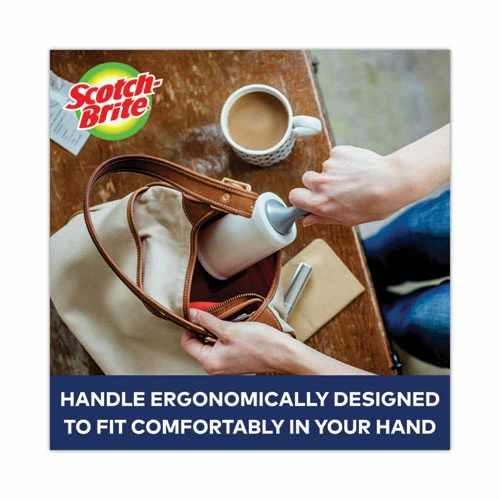 Scotch-Brite™ Lint Roller, Extra Sticky, Heavy-Duty Handlle, 48 Sheets/Roll - Image 4