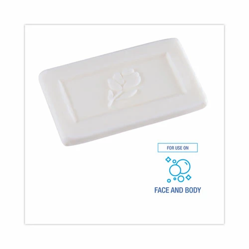 Boardwalk® Face And Body Soap, Flow Wrapped, Floral Fragrance, # 1/2 Bar, 1000/Carton - Image 2