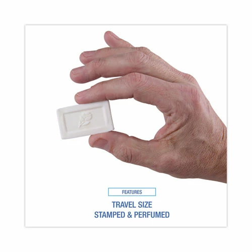 Boardwalk® Face And Body Soap, Flow Wrapped, Floral Fragrance, # 1/2 Bar, 1000/Carton - Image 3