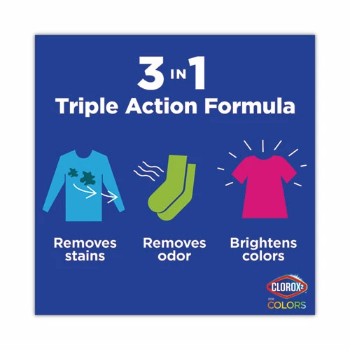 Clorox 2® Stain Remover And Color Booster, Regular, 33 Oz Bottle, 6/Carton - Image 3