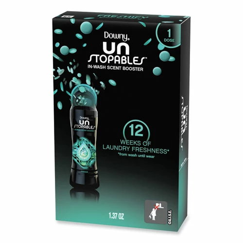 Downy® Unstopables In-Wash Scent Booster Beads, For Coin Vending Machines, Fresh Scent, 1.37 Oz Canister, 156/Carton - Image 3