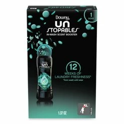 Downy® Unstopables In-Wash Scent Booster Beads, For Coin Vending Machines, Fresh Scent, 1.37 Oz Canister, 156/Carton
