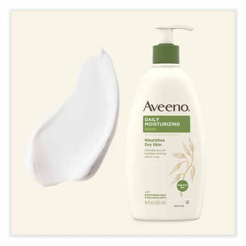 Aveeno® Active Naturals® Daily Moisturizing Lotion, 12 Oz Pump Bottle - Image 4